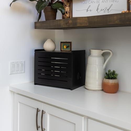 WiFi Router Storage Cabinet Router Box Hider WiFi Box Hider Shelf - Image 3