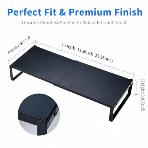 Monitor Stand Riser for Desk, Adjustable Computer Monitor Shelf - Image 6