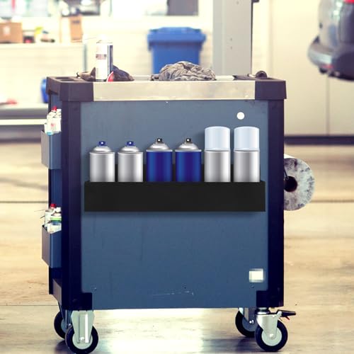 4 Pcs Magnetic Aerosol Spray Can Holder, 16.54 Inches, Black - Image 3