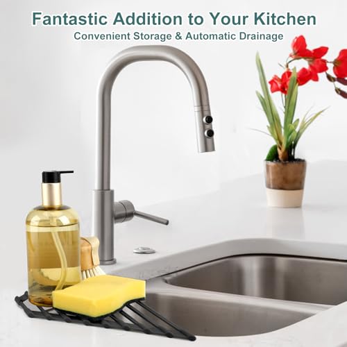 MERRYBOX Triangle Roll Up Dish Drying Rack Over The Sink, 2025 - Image 6