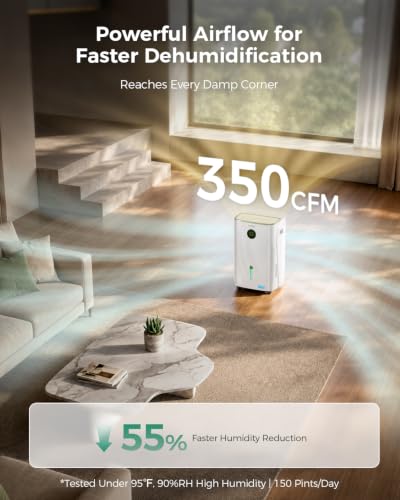 ZAFRO Energy Star 2025 Smart Dehumidifier, 7500 Sq.Ft - Image 6