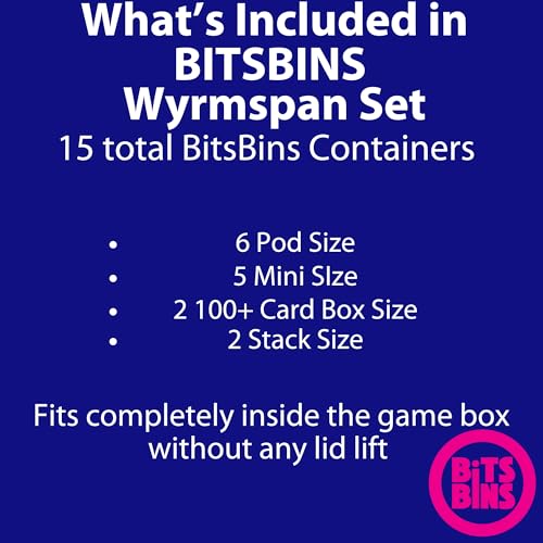 PRODUCT80 BitsBins Organizer for WYRMSPAN Organizes Cards - Image 4