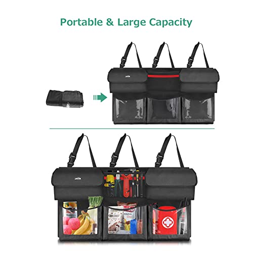 Oasser Trunk Organizer for Car, 6 Storage Compartments 40x19inch - Image 7