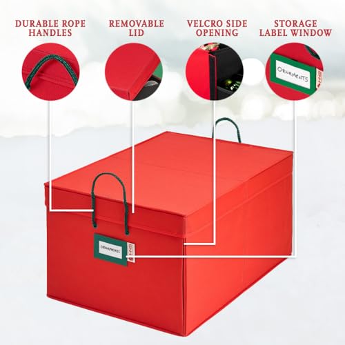HOLDN’ STORAGE Christmas Ornament Storage Box | Home Organization - Image 5