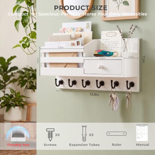 Key Holder Wall Mount with car Key Faraday Box - Image 4
