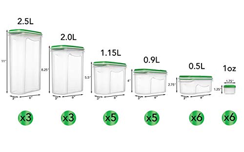 Airtight Food Storage Containers with Lids 56 Pc - 28 Containers - Image 4