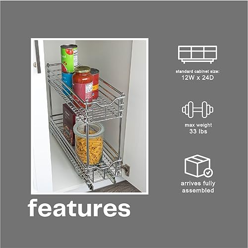 Household Essentials Glidez 2‑Tier Multipurpose Chrome‑Plated - Image 6