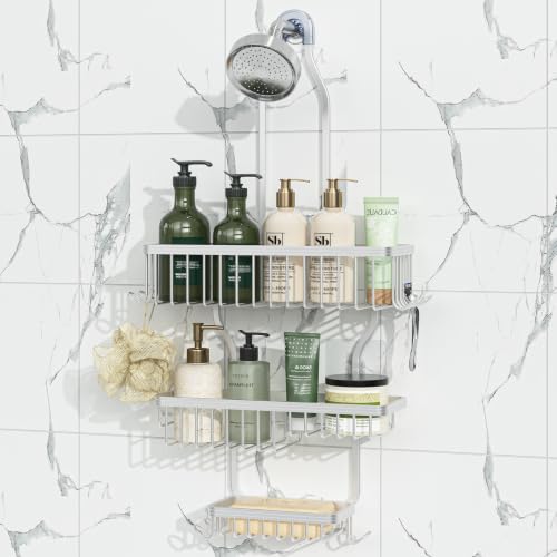 Simple Trending Shower Caddy Hanging, Shower Organizer - Image 2