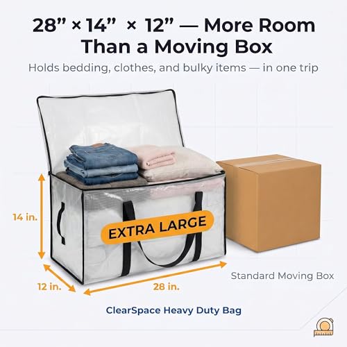 ClearSpace Heavy Duty Moving Bags - Water Resistant | All Products - Image 6