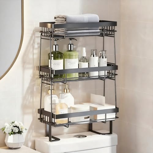 Over The Toilet Storage Rack - Bathroom Organizer Shelf - Image 2