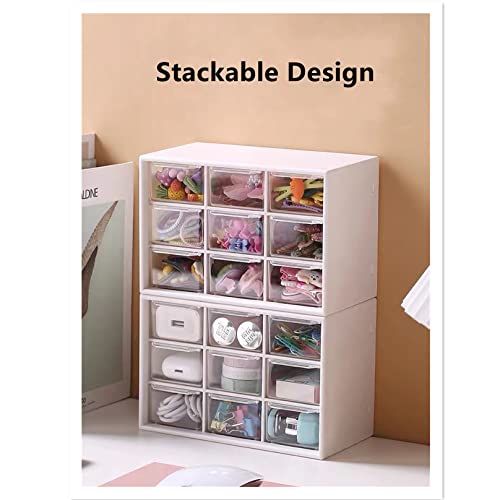 Feadily 2PCS Small Drawer Organizer for Desk, Desktop Drawer - Image 5