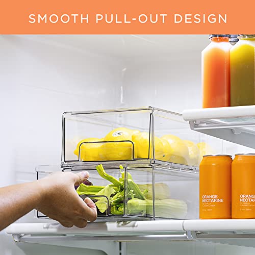 Sorbus Clear Stackable Storage Drawers for Refrigera | All Products - Image 5