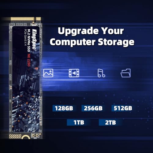 KingSpec SSD 1TB, M.2 NVMe Gen3x4 SSD 2280 - Up to 2400MB/s - Image 6