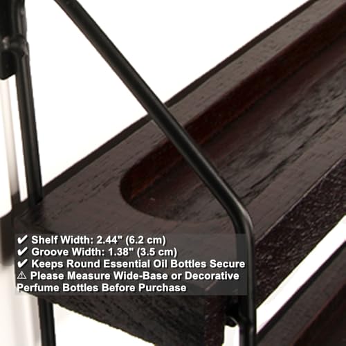 THYGIFTREE Essential Oil Storage Shelf Wall Mounted 16.9" - Image 6