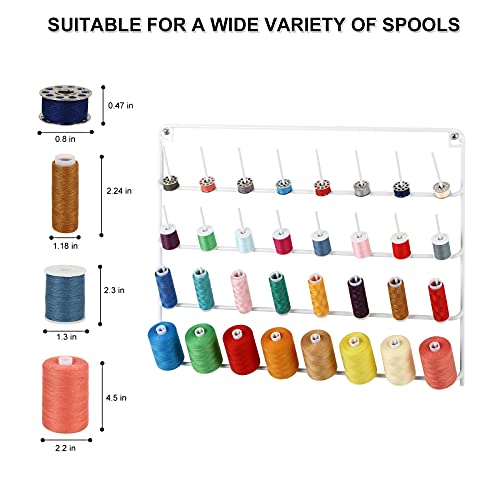 Embroidery Thread Organizer 4 Pack Thread Holders | Home Organization - Image 4