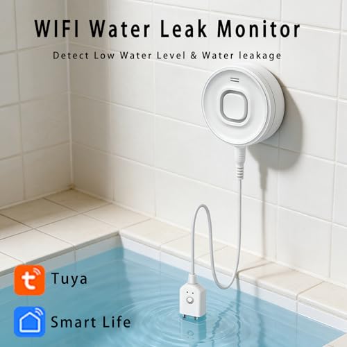 Water Alarm Leak Detector, Water Leak Detector with Cable - Image 3