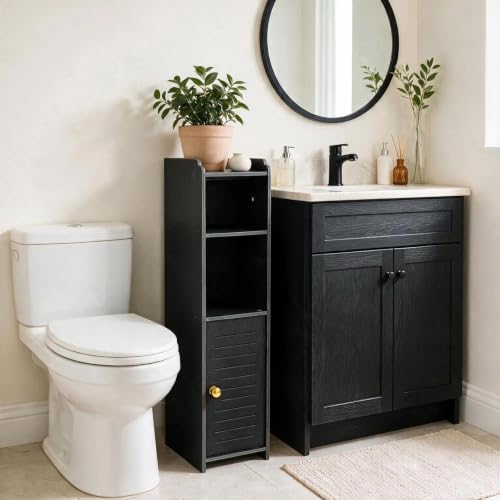 Toilet Paper Holder Stand, 30.7 Inch Toilet Paper Storage - Image 7