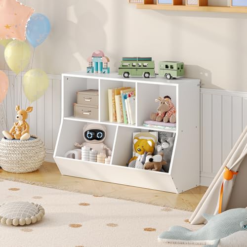 HOOBRO Kids Bookshelf, Bookcase Footboard - Image 3
