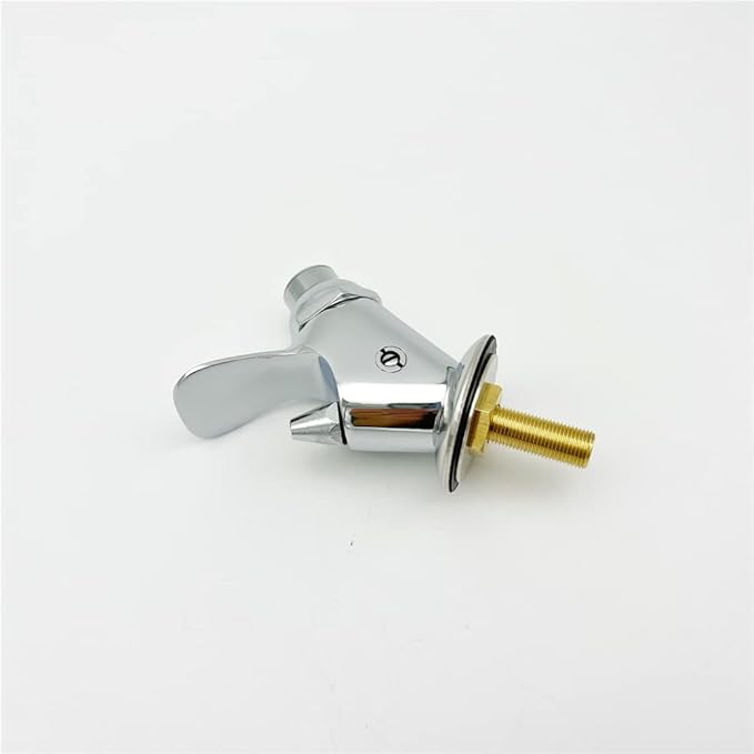 Outdoor Drinking Fountain Bubbler - Freeze Proof, Camping Faucet for 1/4 inch Tubes, Chrome finish