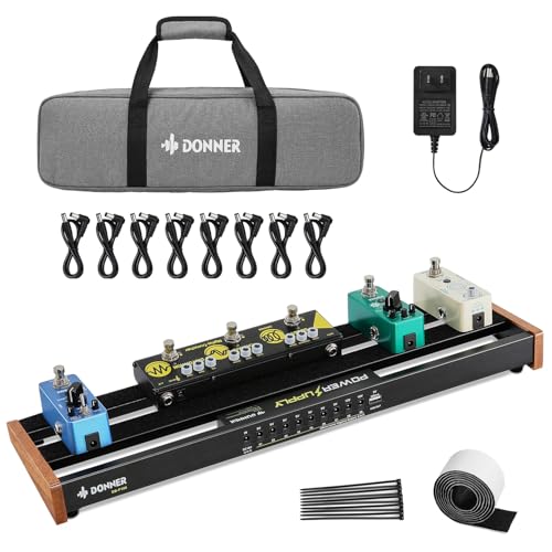 Donner Guitar Pedal Board with Built-in Power Supply - Image 2