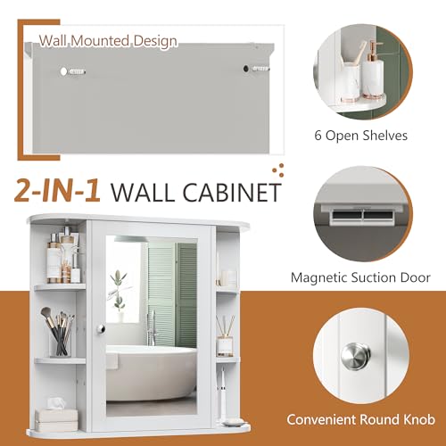 Bathroom Medicine Cabinet, Bathroom Mirror Cabinet Wall - Image 7