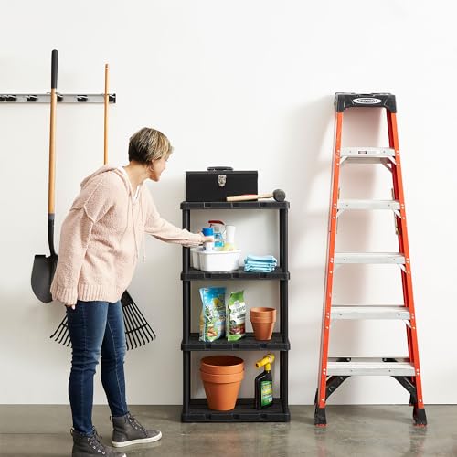 Gracious Living Knect-A-Shelf 4 Shelf Light Duty Storage - Image 3