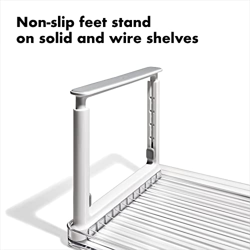 OXO Good Grips Adjustable Height Fridge Shelf Riser - Image 5