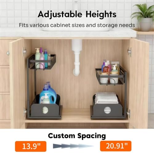 Under Sink Organizer, 1 Pack Under Kitchen Cabinet O | All Products - Image 6