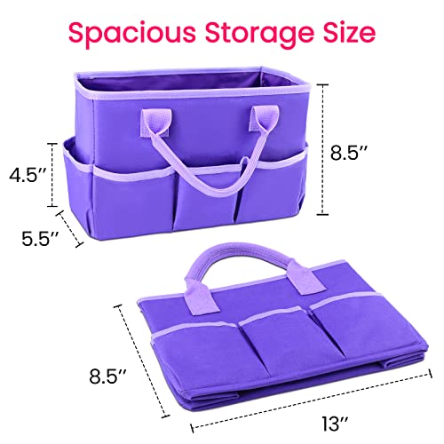 Desktop Tote and Organizer, Teacher Helper caddy Bag for Arts - Image 3