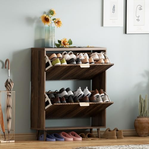 Shoe Cabinet Storage, Modern Freestanding Organizer | Home Organizatio - Image 7