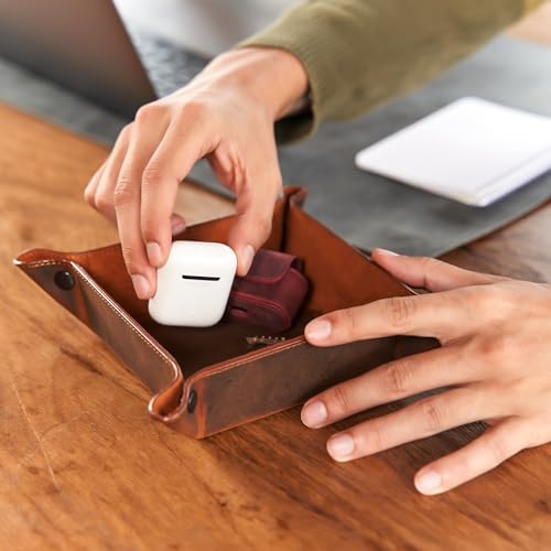 Handmade Leather Catch All Tray and Organizer for Ke | All Products - Image 7