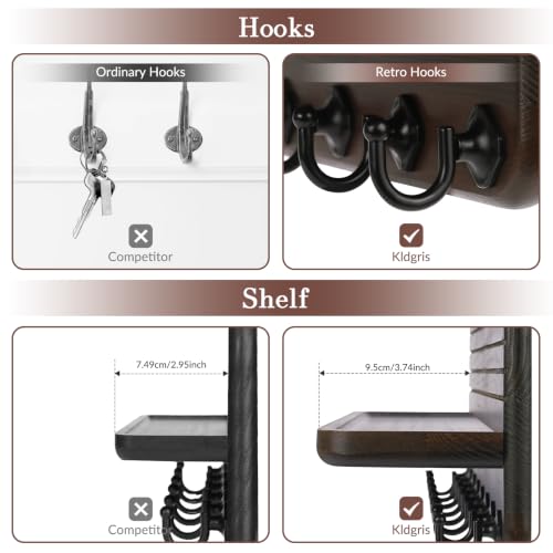 Key Holder for Wall, Mail Organizer Wall Mount with 8 - Image 7