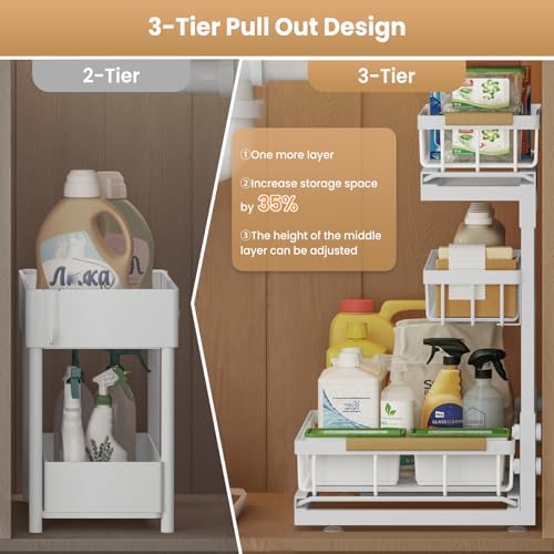 Under Sink Organizer and Storage 1 Pack 3 Tier Kitch | All Products - Image 5