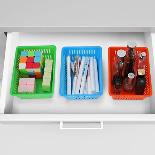 10 Pack Mini Storage Baskets Bins, Plastic Organizer Basket - Image 4