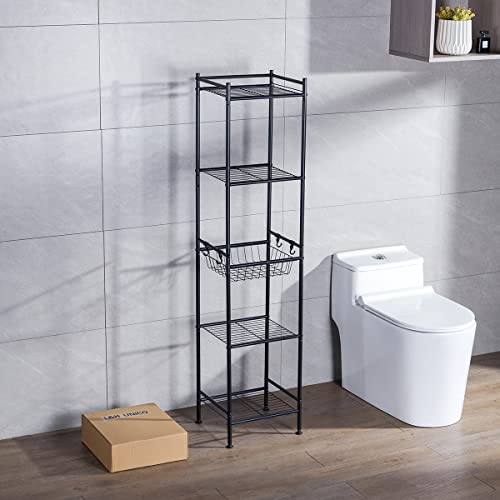 L&H UNICO 5-Tier Freestanding Shelving Units Adjustable Metal - Image 5