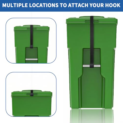 2PCS Bear Proof Trash Can Lock with Double Metal Claw, Heavy Duty - Image 8
