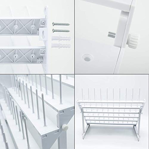 Thread Rack for 60 Spools or 30 Cones, Wall Mounted - Image 7