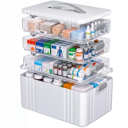4-Tier Medicine Organizer - Multipurpose Medicine Cabinet - Image 2