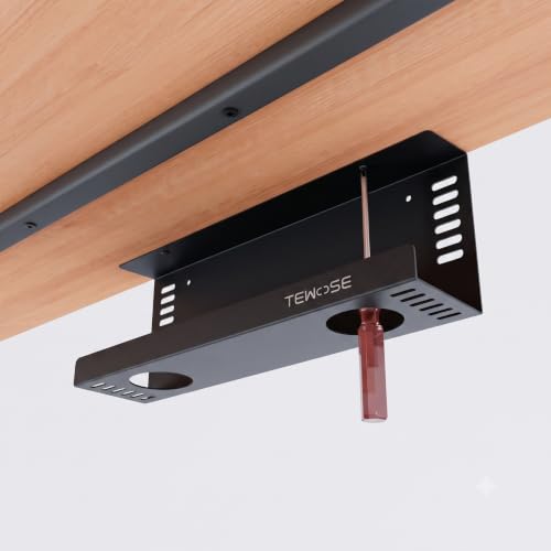 2 Pack Under Desk Cable Management Tray, 15.7 inch, Large, Black - Image 6