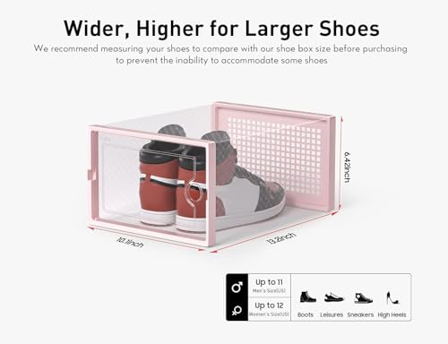 Kuject X-Large Shoe Storage Boxes 12 Pack, Clear Sta | All Products - Image 3