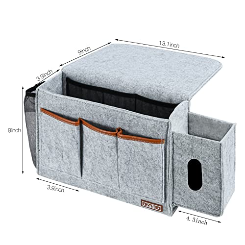 Zafit Bedside Caddy, Large Size Bedside Storage Organizer - Image 4