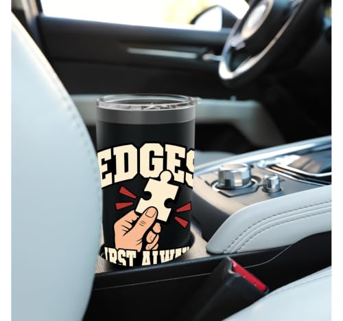 Jigsaw Puzzle Edges First Always Hobby Fan Pieces Funny Stainless - Image 3