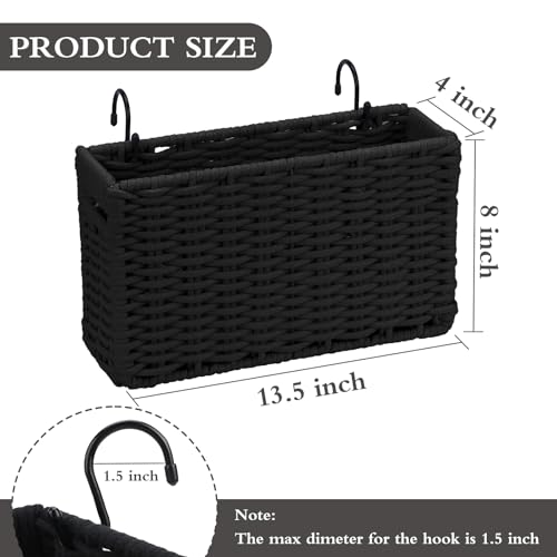 Cotton Rope Woven Bedside Caddy for Dorm Bed | Home Organization - Image 4
