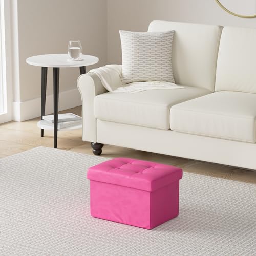 LINMAGCO Ottoman with Storage Small Foot Rest Stool Under - Image 3