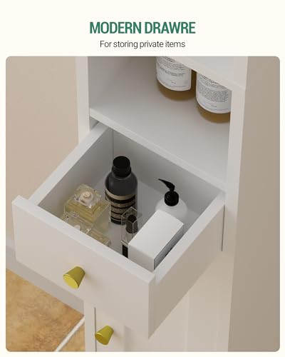 Hzuaneri Bathroom Cabinet with Shelves,Tall Bathroom - Image 7