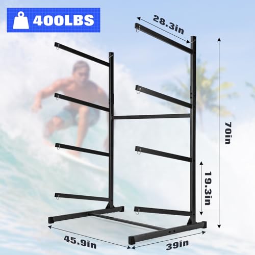 Kayak Storage Rack, Heavy Duty Kayak Racks for Garage - Image 3