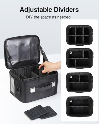 Graded Card Storage Box w/Adjustable Dividers, Trading Card Case - Image 5
