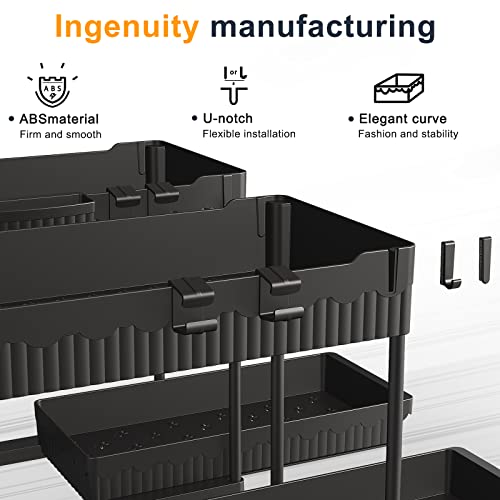 Sevenblue 2-Pack 2-Tier Under Sink Organizers with S | All Products - Image 6