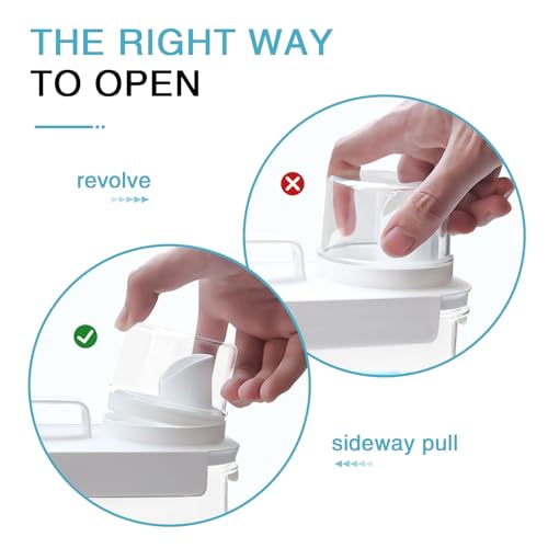 2 Pack Laundry Detergent Dispenser, 61oz Detergent Dispenser - Image 4