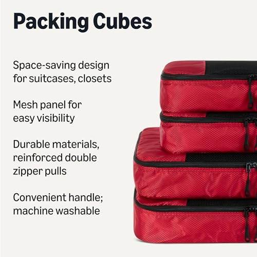Amazon Essentials 4-Piece Packing Cubes Travel Acces | All Products - Image 3